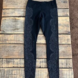Nike Black Patterned Leggings